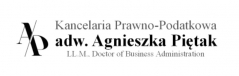 Kancelaria Prawno-Podatkowa Adwokat Agnieszka Piętak