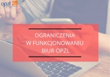 UWAGA - ograniczenia w funkcjonowaniu biur OPZL