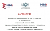 Zaproszenie na uroczyste obchody Jubileuszu 30-lecia Regionalnego Oddziału Polskiej Izby Biegłych Rewidentów w Zielonej Górze